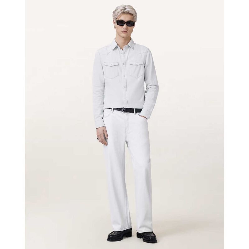 AllSaints MacGowan Denim Shirt image number 3
